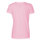 L39VR Fruit of the Loom HD Cotton Women's V-Neck T-Shirt Classic Pink