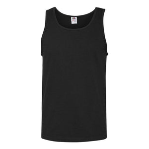 39TKR Fruit of the Loom HD Cotton Tank Top Black