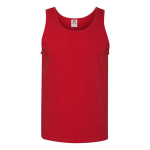 39TKR Fruit of the Loom HD Cotton Tank Top True Red