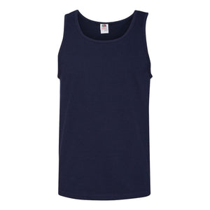 39TKR Fruit of the Loom HD Cotton Tank Top J. Navy