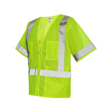 1264-1265 Kishigo Class 3 Economy Vest Lime