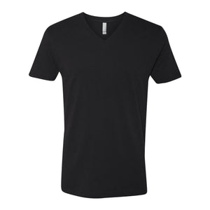 3200 Next Level Unisex Cotton V-Neck T-Shirt Black