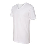 3200 Next Level Unisex Cotton V-Neck T-Shirt White