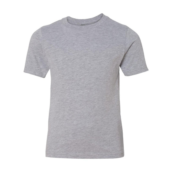 3310 Next Level Youth Cotton T-Shirt Heather Grey