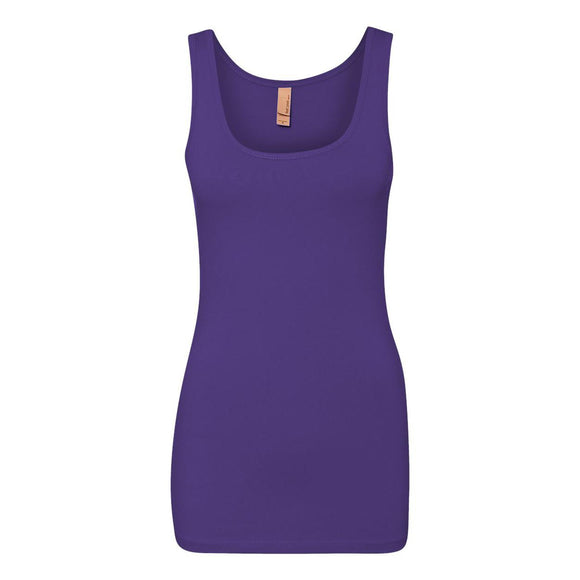 3533 Next Level Women’s Spandex Jersey Tank Purple Rush