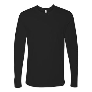 3601 Next Level Unisex Cotton Long Sleeve T-Shirt Black