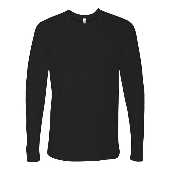 3601 Next Level Unisex Cotton Long Sleeve T-Shirt Black