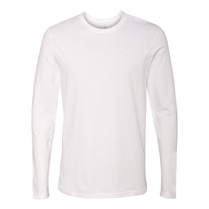 3601 Next Level Unisex Cotton Long Sleeve T-Shirt White