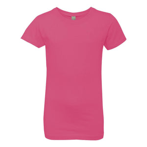 3710 Next Level Girls’ Cotton Princess T-Shirt Hot Pink