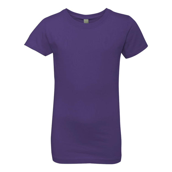 3710 Next Level Girls’ Cotton Princess T-Shirt Purple Rush