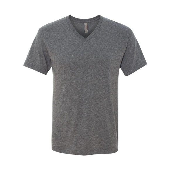 6040 Next Level Unisex Triblend V-Neck T-Shirt Premium Heather