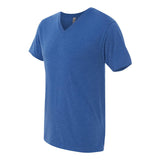 6040 Next Level Unisex Triblend V-Neck T-Shirt Vintage Royal