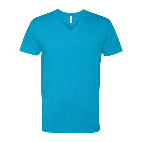 6240 Next Level Unisex CVC V-Neck T-Shirt Turquoise