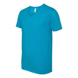 6240 Next Level Unisex CVC V-Neck T-Shirt Turquoise