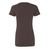 6640 Next Level Women’s CVC Deep V-Neck T-Shirt Espresso