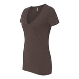 6640 Next Level Women’s CVC Deep V-Neck T-Shirt Espresso