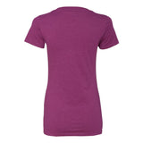 6640 Next Level Women’s CVC Deep V-Neck T-Shirt Lush