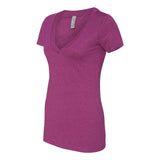 6640 Next Level Women’s CVC Deep V-Neck T-Shirt Lush