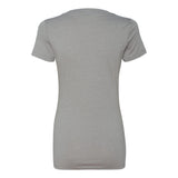 6640 Next Level Women’s CVC Deep V-Neck T-Shirt Stone Grey