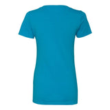 6640 Next Level Women’s CVC Deep V-Neck T-Shirt Turquoise