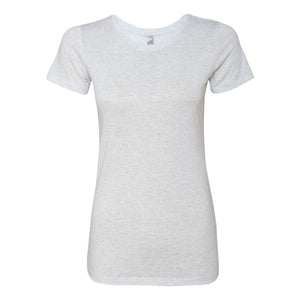 6710 Next Level Women’s Triblend T-Shirt Heather White