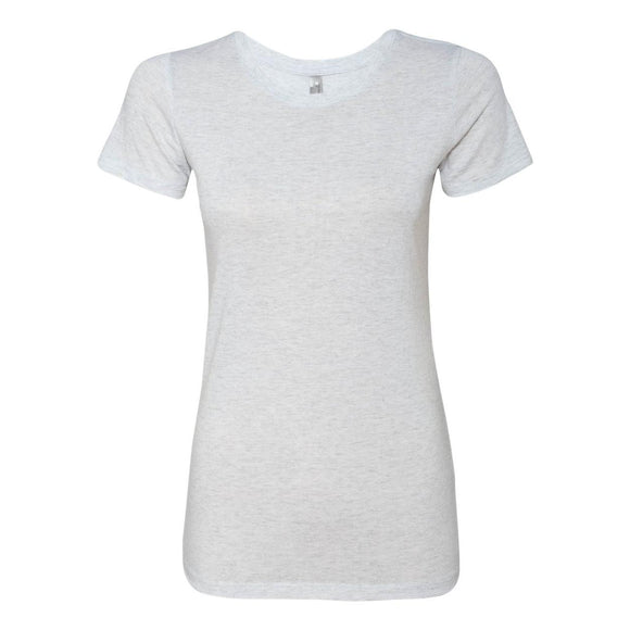 6710 Next Level Women’s Triblend T-Shirt Heather White