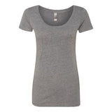 6730 Next Level Women’s Triblend Scoop Neck T-Shirt Premium Heather