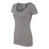 6730 Next Level Women’s Triblend Scoop Neck T-Shirt Premium Heather