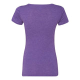 6730 Next Level Women’s Triblend Scoop Neck T-Shirt Purple Rush