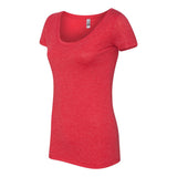 6730 Next Level Women’s Triblend Scoop Neck T-Shirt Vintage Red