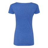 6730 Next Level Women’s Triblend Scoop Neck T-Shirt Vintage Royal