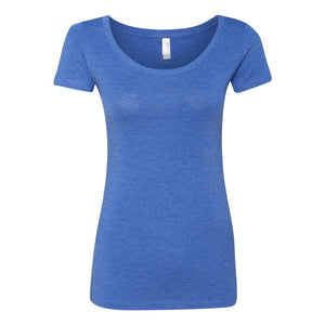 6730 Next Level Women’s Triblend Scoop Neck T-Shirt Vintage Royal