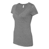 6740 Next Level Women’s Triblend Deep V-Neck T-Shirt Premium Heather