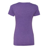 6740 Next Level Women’s Triblend Deep V-Neck T-Shirt Purple Rush