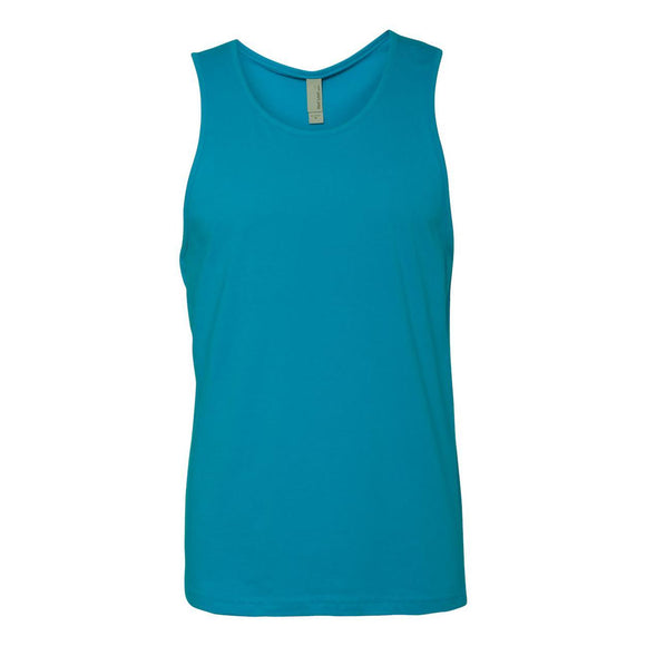 3633 Next Level Unisex Cotton Muscle Tank Turquoise