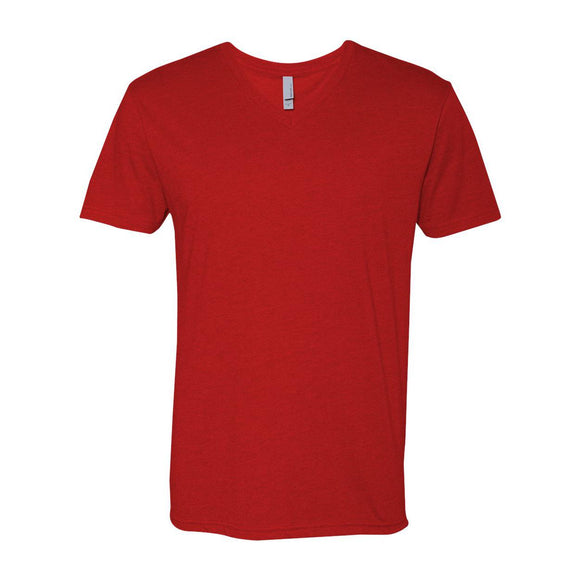 6240 Next Level Unisex CVC V-Neck T-Shirt Red