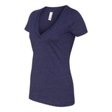 6640 Next Level Women’s CVC Deep V-Neck T-Shirt Storm