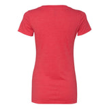 6640 Next Level Women’s CVC Deep V-Neck T-Shirt Red