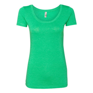 6730 Next Level Women’s Triblend Scoop Neck T-Shirt Envy