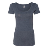 6730 Next Level Women’s Triblend Scoop Neck T-Shirt Vintage Navy