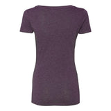 6730 Next Level Women’s Triblend Scoop Neck T-Shirt Vintage Purple