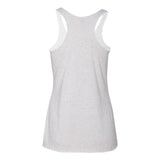 6733 Next Level Women’s Triblend Racerback Tank Heather White