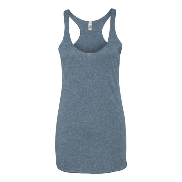 6733 Next Level Women’s Triblend Racerback Tank Indigo