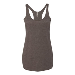 6733 Next Level Women’s Triblend Racerback Tank Macchiato