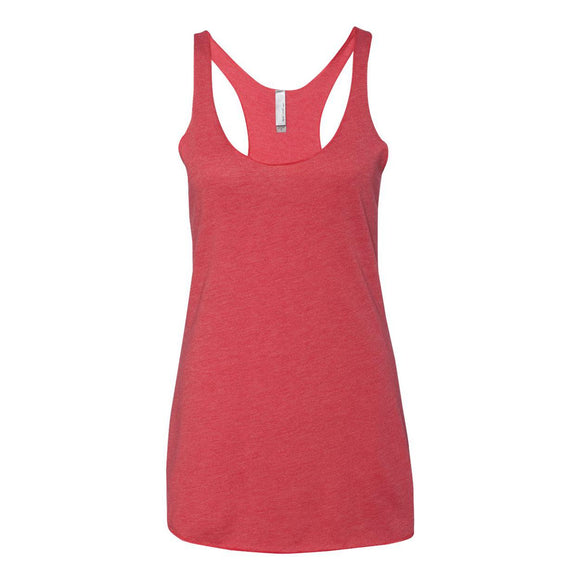 6733 Next Level Women’s Triblend Racerback Tank Vintage Red