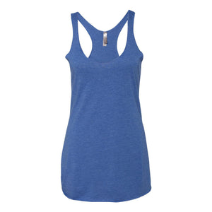 6733 Next Level Women’s Triblend Racerback Tank Vintage Royal