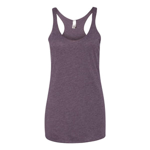 6733 Next Level Women’s Triblend Racerback Tank Vintage Purple