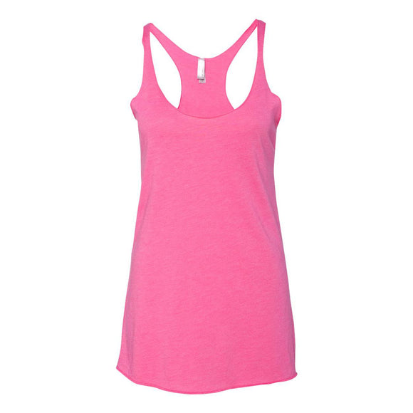 6733 Next Level Women’s Triblend Racerback Tank Vintage Pink