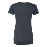 6740 Next Level Women’s Triblend Deep V-Neck T-Shirt Vintage Navy