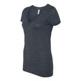 6740 Next Level Women’s Triblend Deep V-Neck T-Shirt Vintage Navy